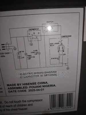 Hisense Freezer.