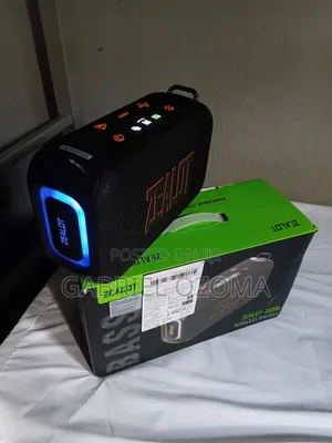Zealot S85 50watt Deep Bass Bluetooth Speaker Black With Two Mics.