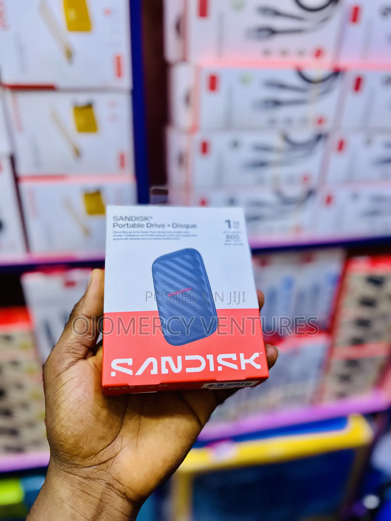 SanDisk Portable SSD (1TB, Up to 600 MB/s)