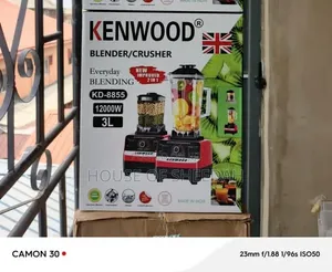 12,000 Watts Heavy-Duty 2-in-1 Blender/Crusher 3-Liter