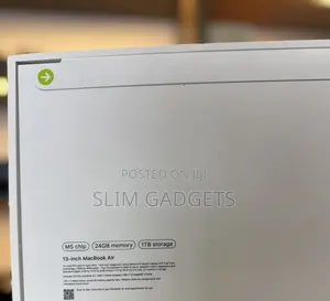 New Laptop Apple MacBook Air 2026 M5 24GB Apple M5 SSD 1T