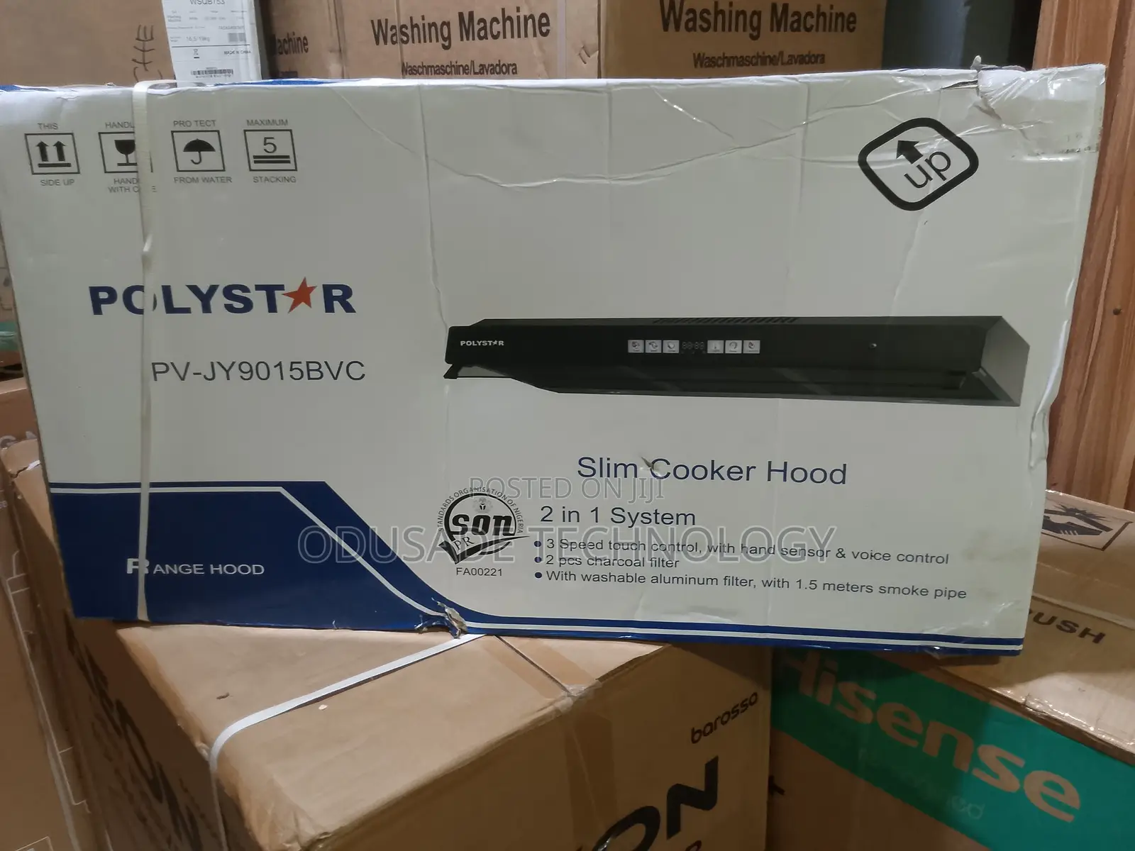 Polystar Smart Kitchen Hood 90CM PV-JY9015BVC