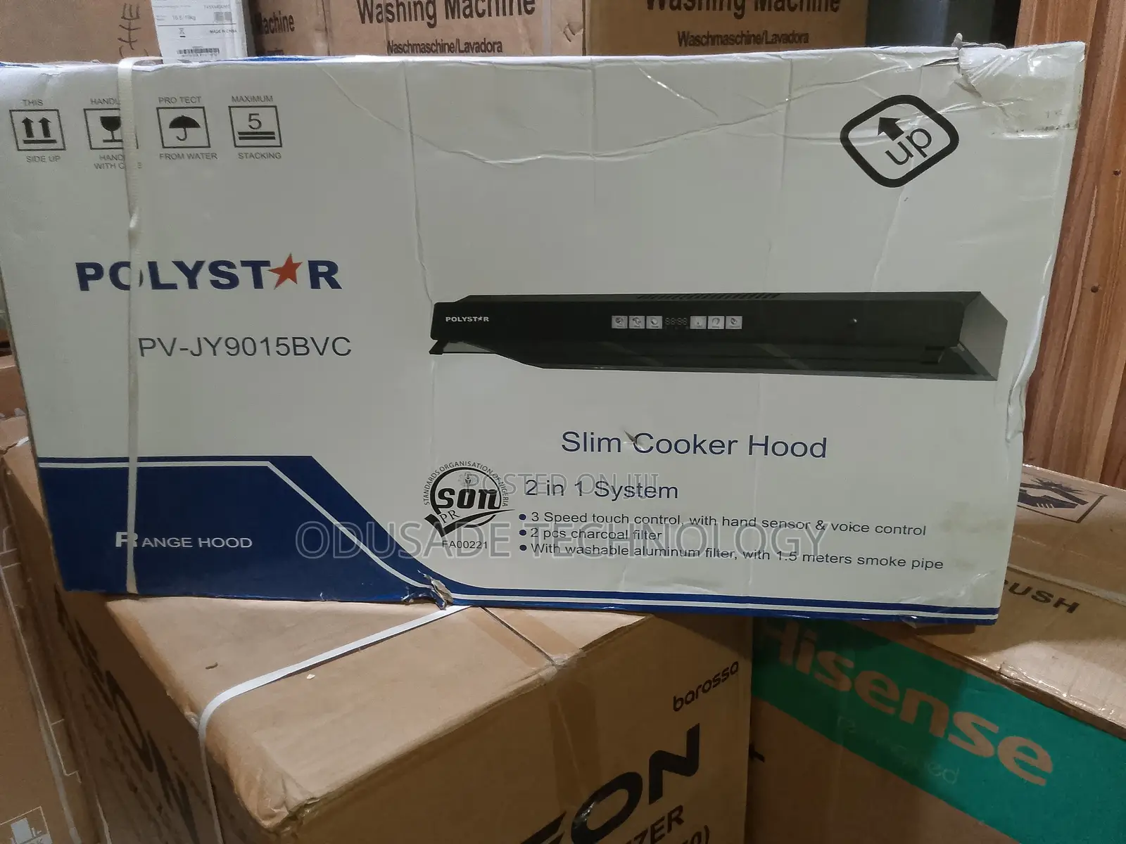 Polystar Smart Kitchen Hood 90CM PV-JY9015BVC