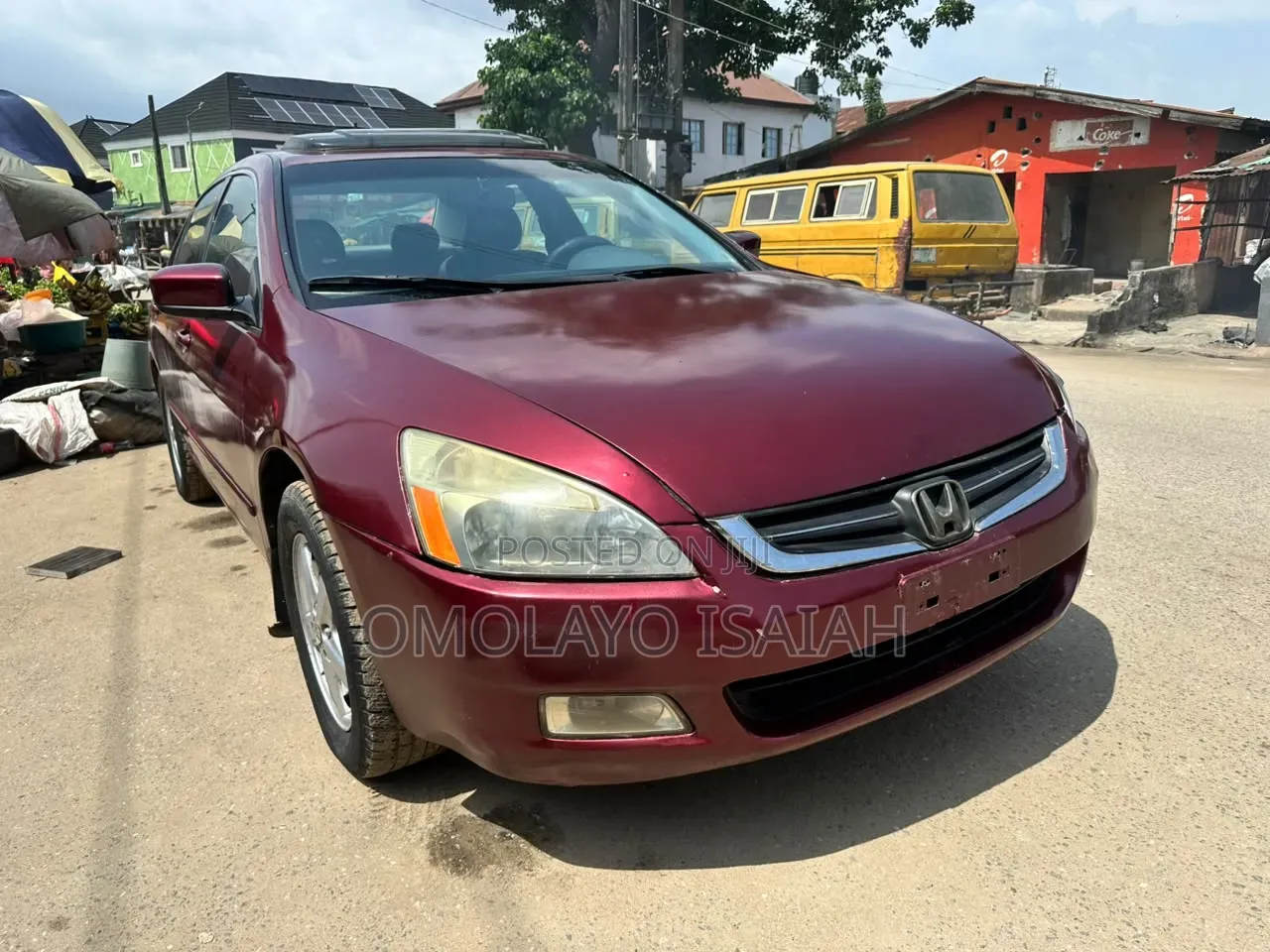 Honda Accord Automatic 2005 Red