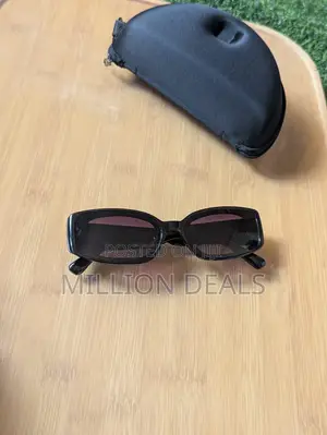 Luxury Rectangular Stylish Black Men's Sunglasses