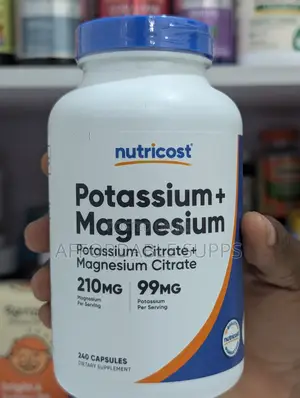 Nutricost Potassium + Magnesium Citrate – 240 Capsules