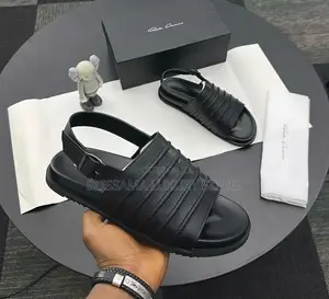 Rick Owen Premium Luxury Men Leather Sandals – Comfortable & Durable
