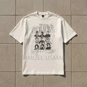 American Streetwear Graphic Print Oversized T-Shirt Unisex