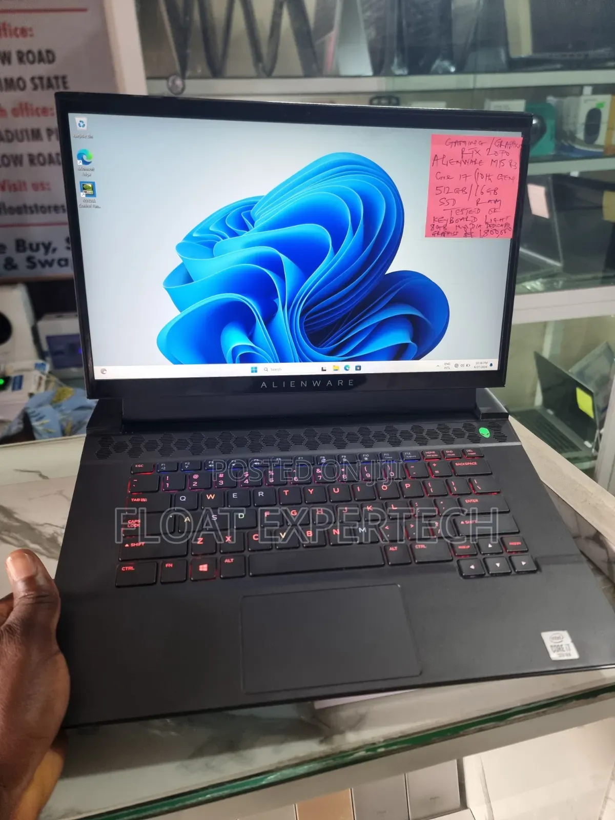 Laptop Dell Alienware Aurora 16 16GB Intel Core i7 SSD 512GB