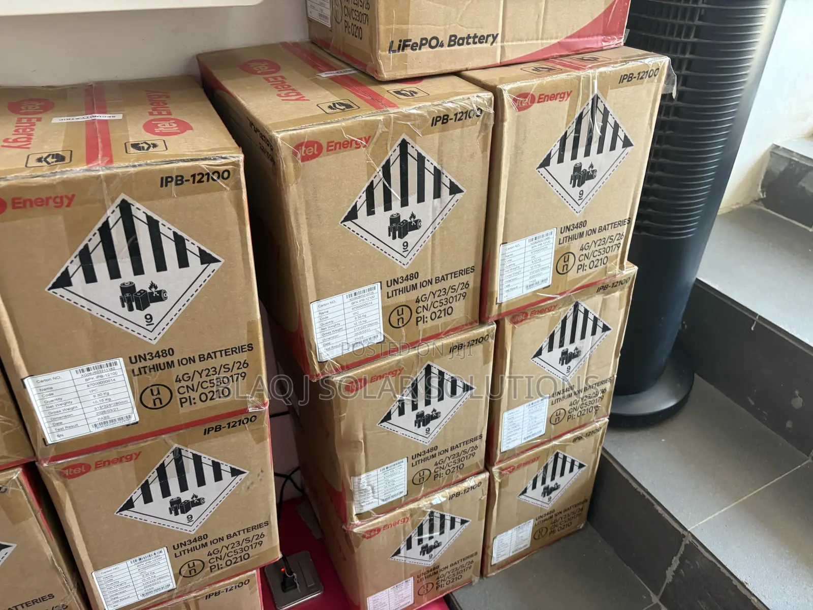 Itel 100Ah 12v Lithium Ion Batteries