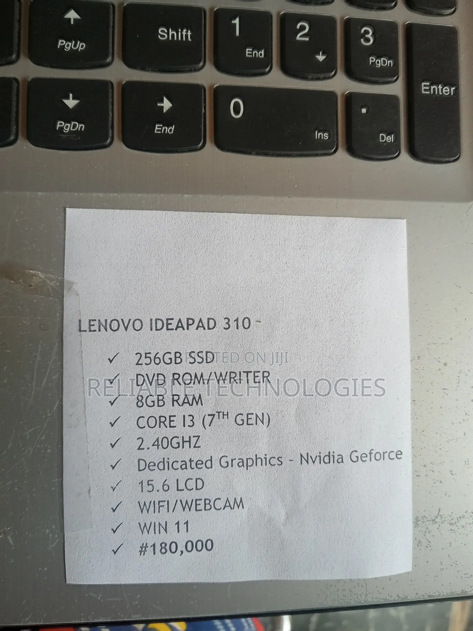 Laptop Lenovo Ideapad 3 8GB Intel Core i3 SSD 256GB