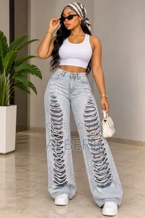 Trendy Women’s Baggy Jeans – Stylish & Afforda