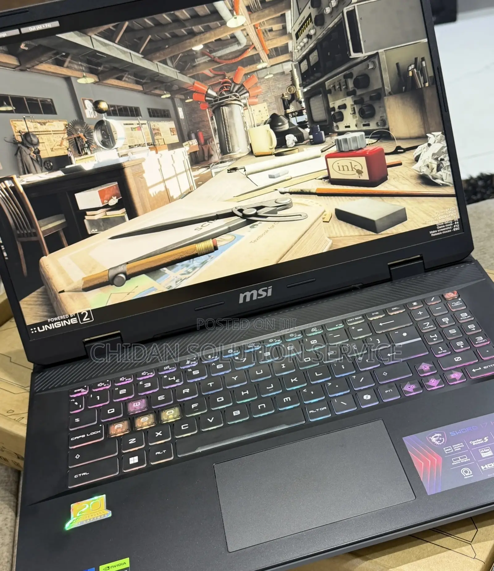 Laptop MSI MSI Sword 17 16GB Intel Core i7 SSD 1T