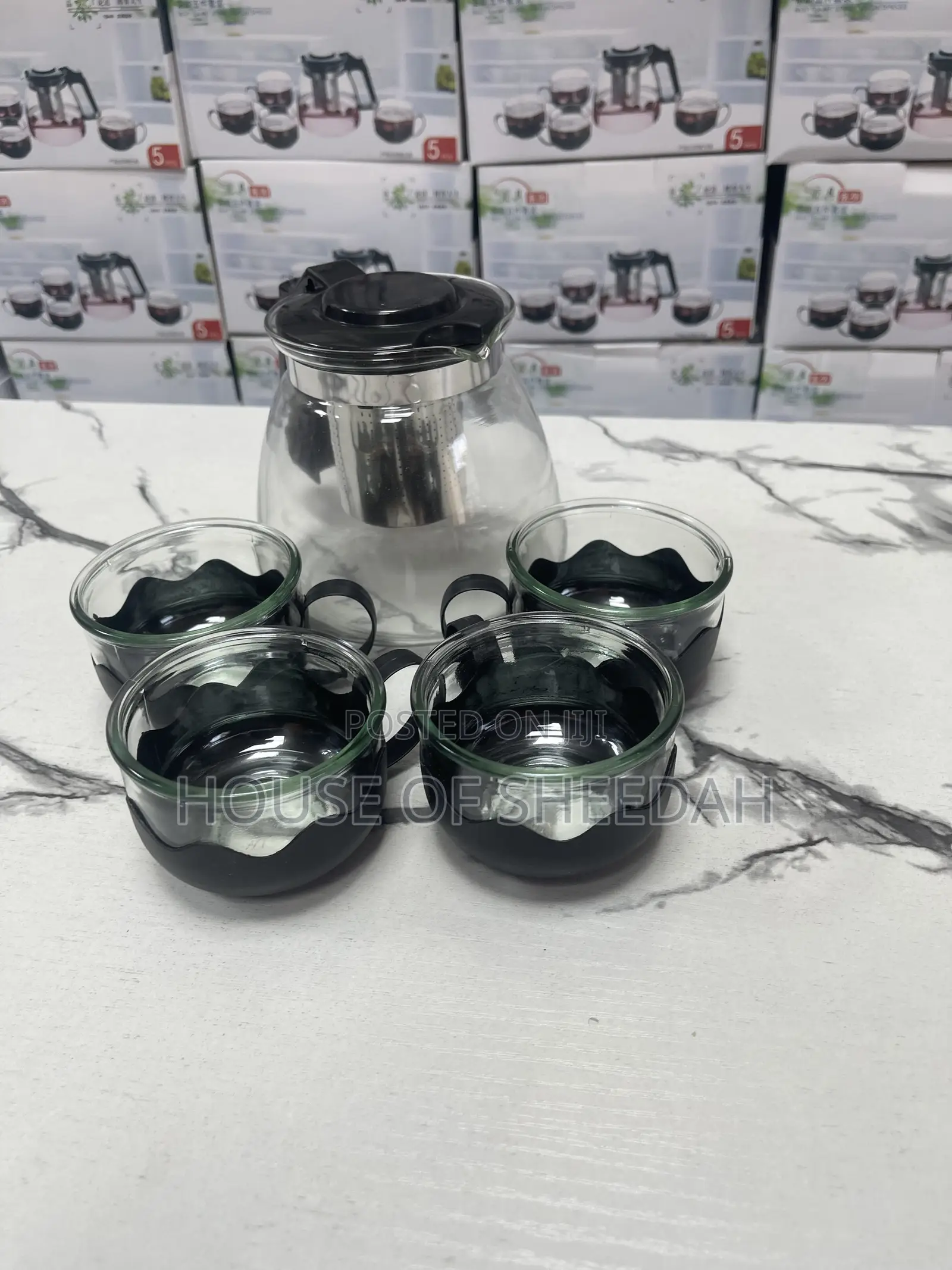 5pcs Teapot Set