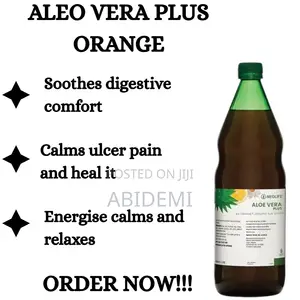 Aloe Vera Plus Orange - 1 Litre. Aloevera Refreshing, Delicious Drink
