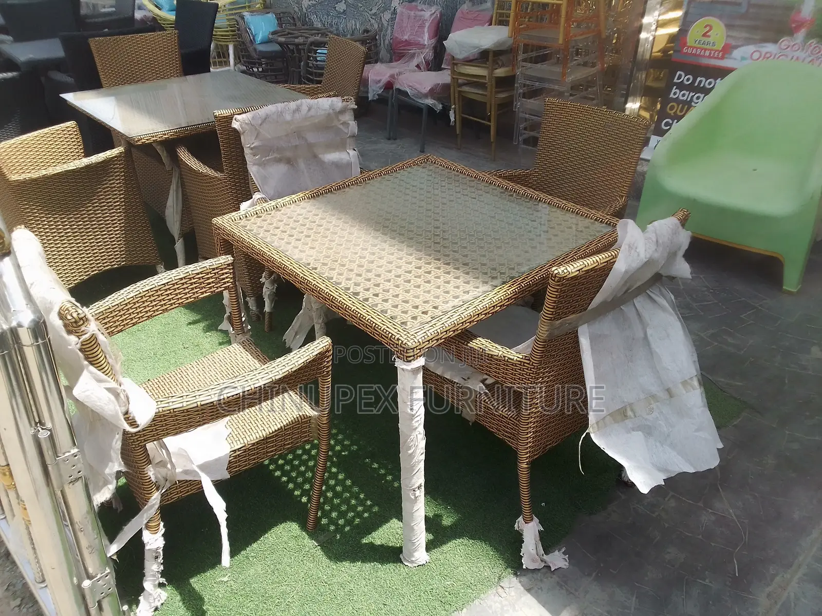 Eatery Rattan Chairs and Table