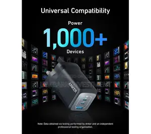 ANKER Prime 3-Port 67 W GaN USB Type-C Fast Charger