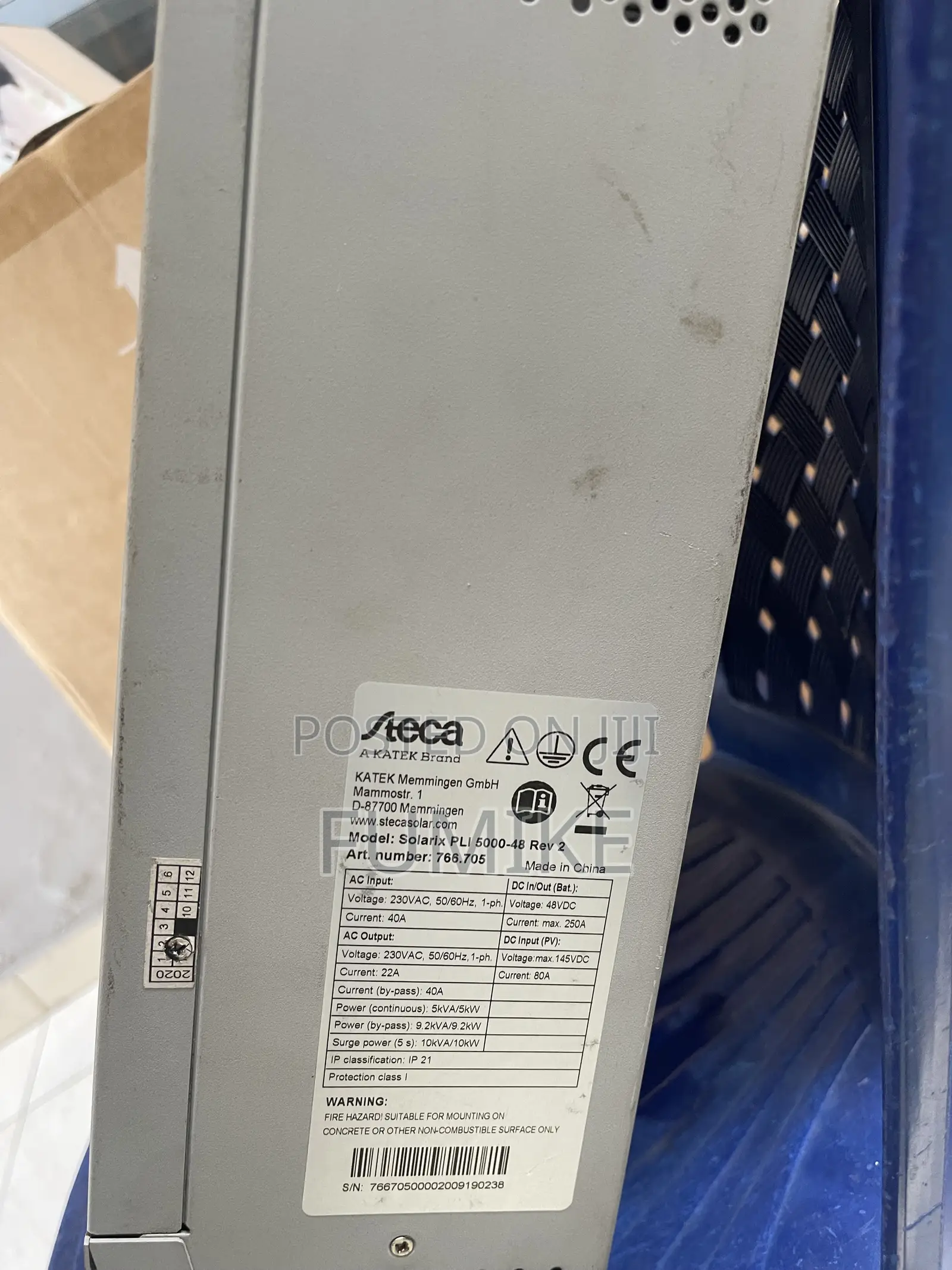 Faulty Steca Solarix PLI