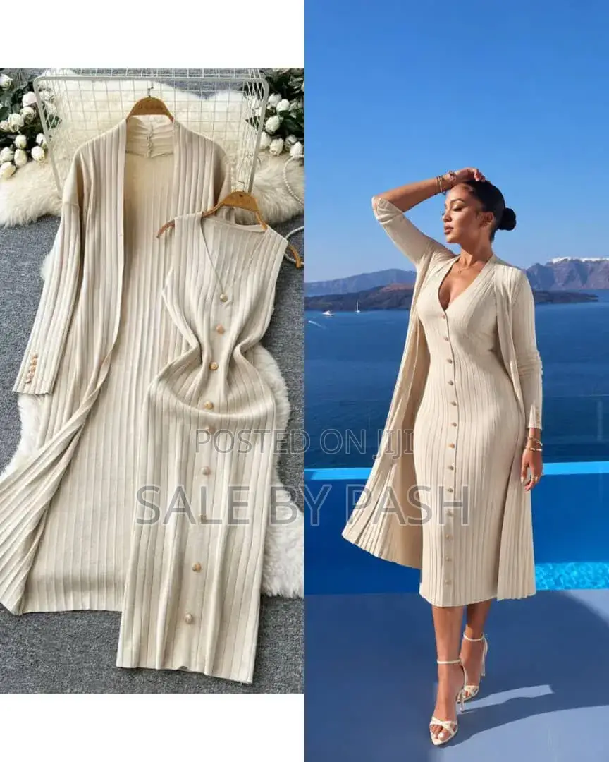 Luxury Knitted Dress Set Topnotch Quality