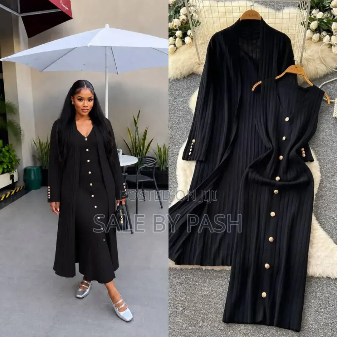 Luxury Knitted Dress Set Topnotch Quality