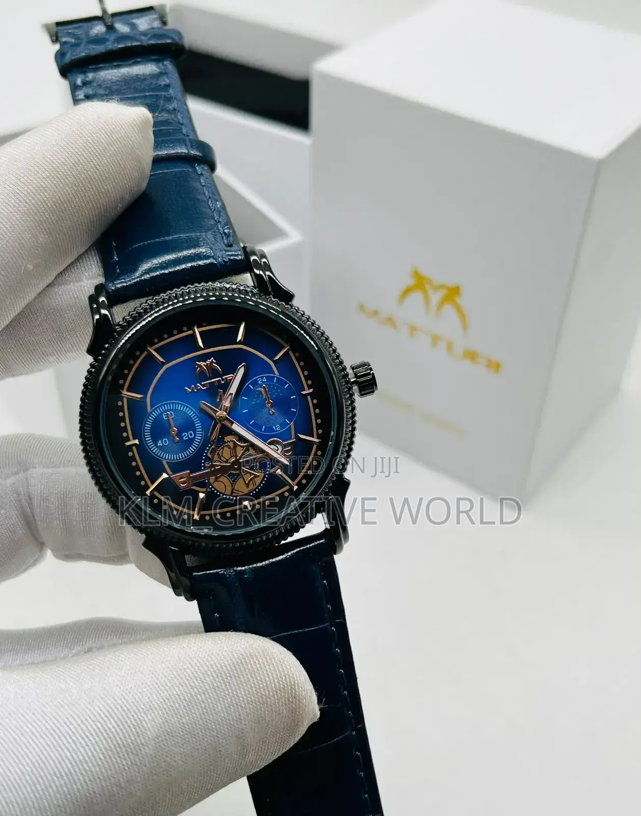 Matturi Leather Wristwatch