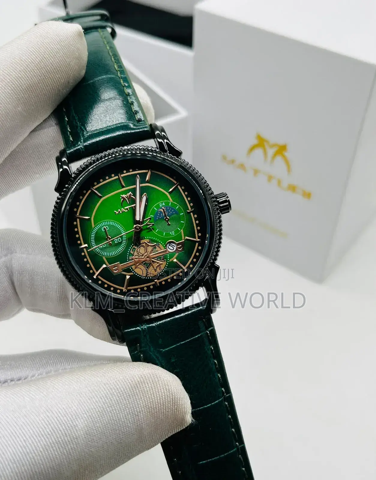 Matturi Leather Wristwatch