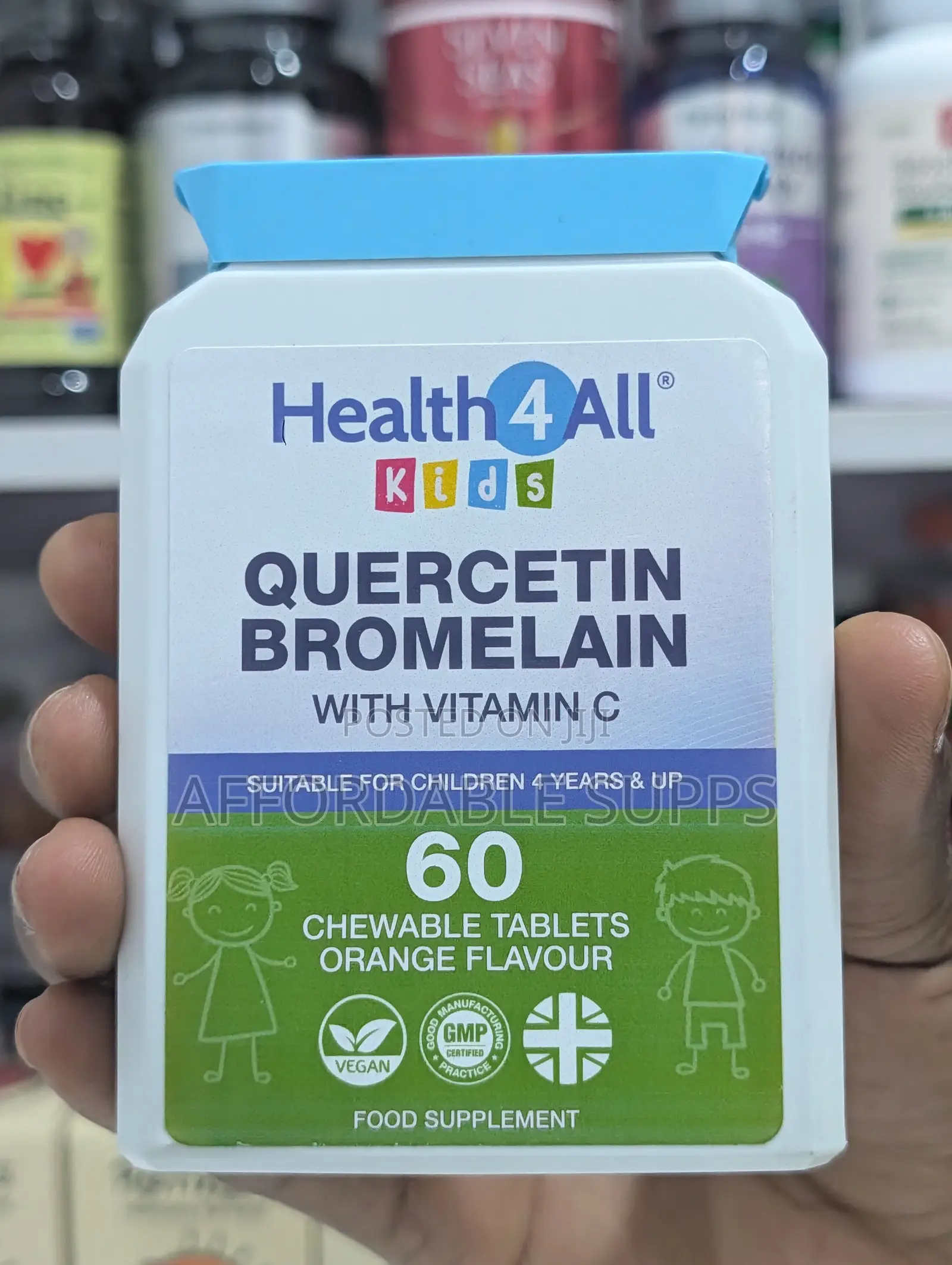 Health4All Quercetin 400mg + Bromelain 100mg With Vitamin C