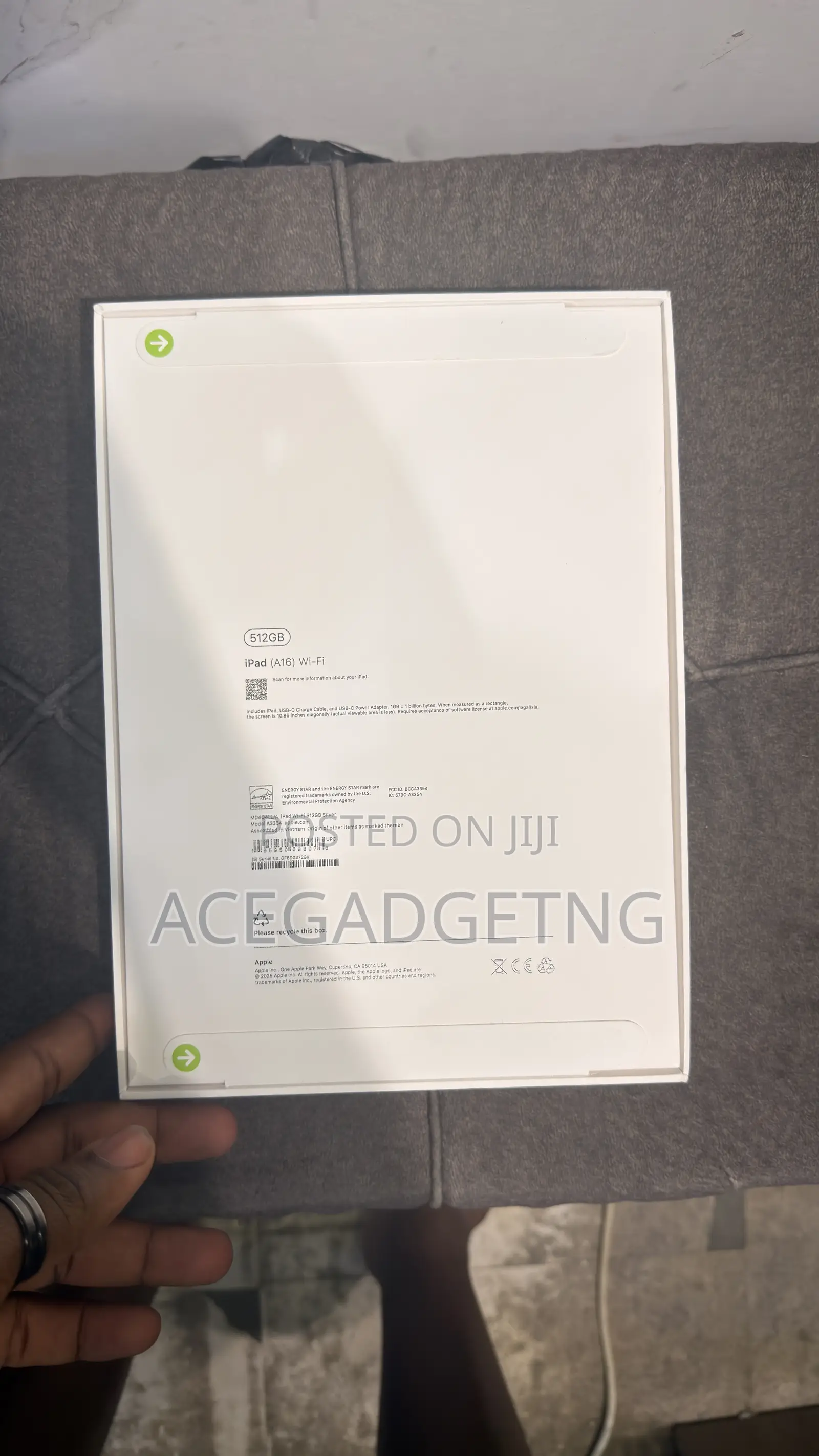 New Apple iPad (2025) 512 GB Silver