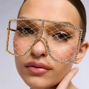 Rhinestones Stylish Glasses