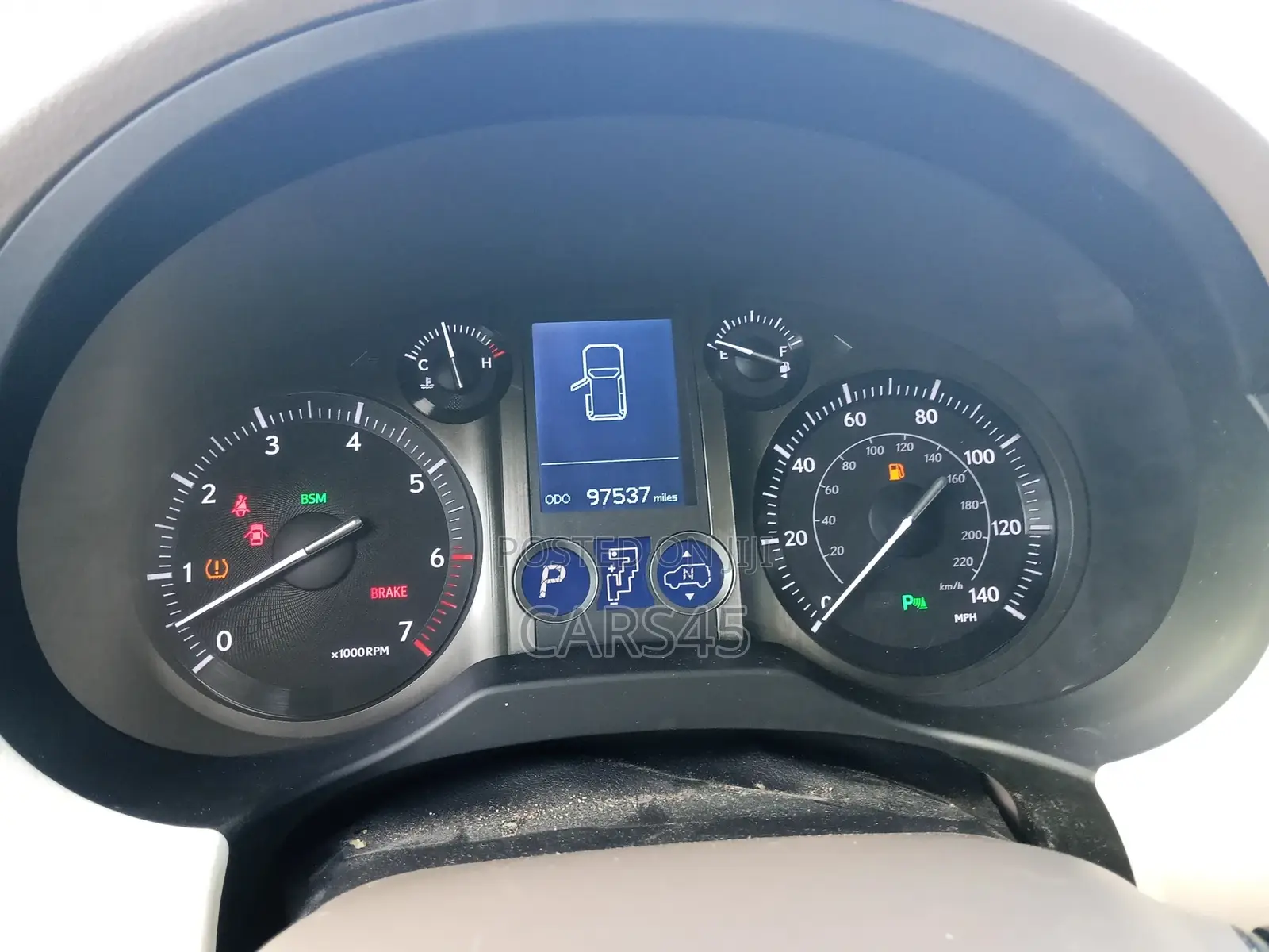 Lexus GX 2015 Silver