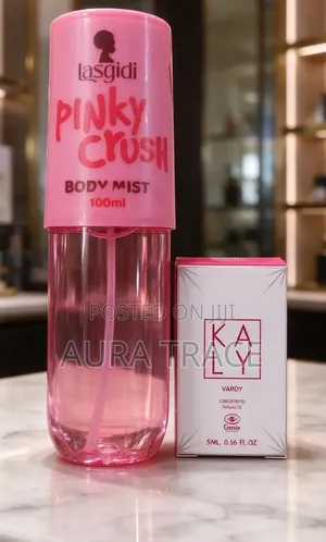 Pinky Crush Layering Combo - Lasgidi Mist 100ml + Kaly Vardy Oil 5ml