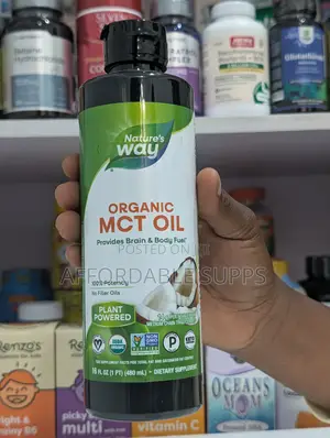 Nature’s Way Organic MCT Oil 473ml – Coconut Oil, Keto Friendly