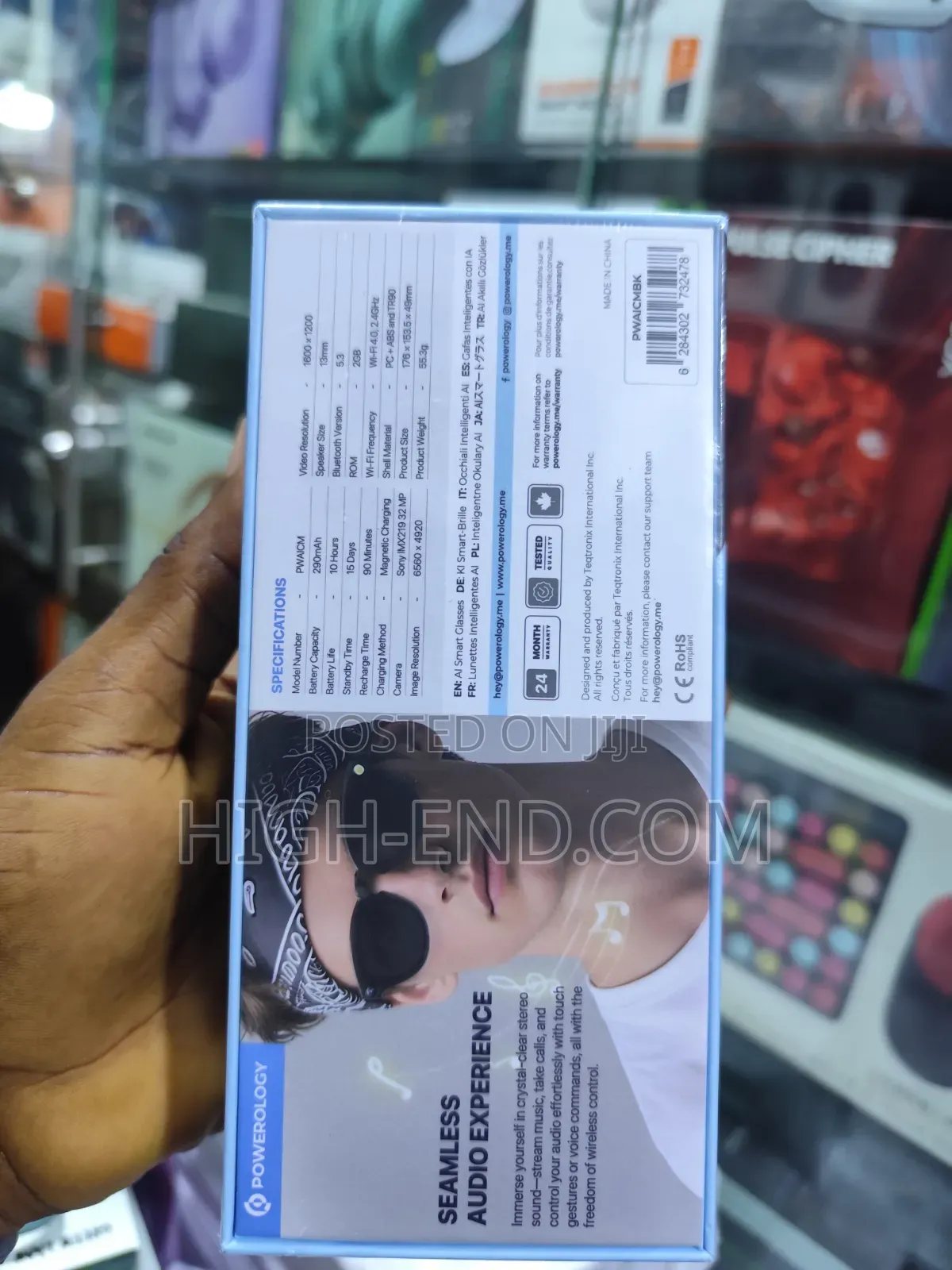 Powerology Lovanni Ai Smart Glasses With Video Camera