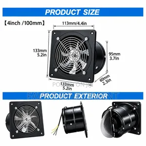 4 Inch Metal Ventilator/Exhaust Fan