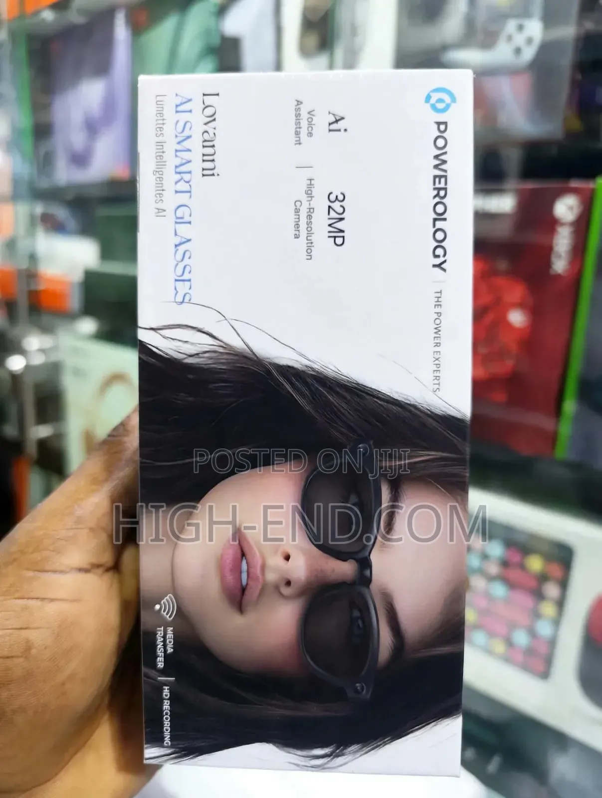 Powerology Lovanni Ai Smart Glasses With Video Camera