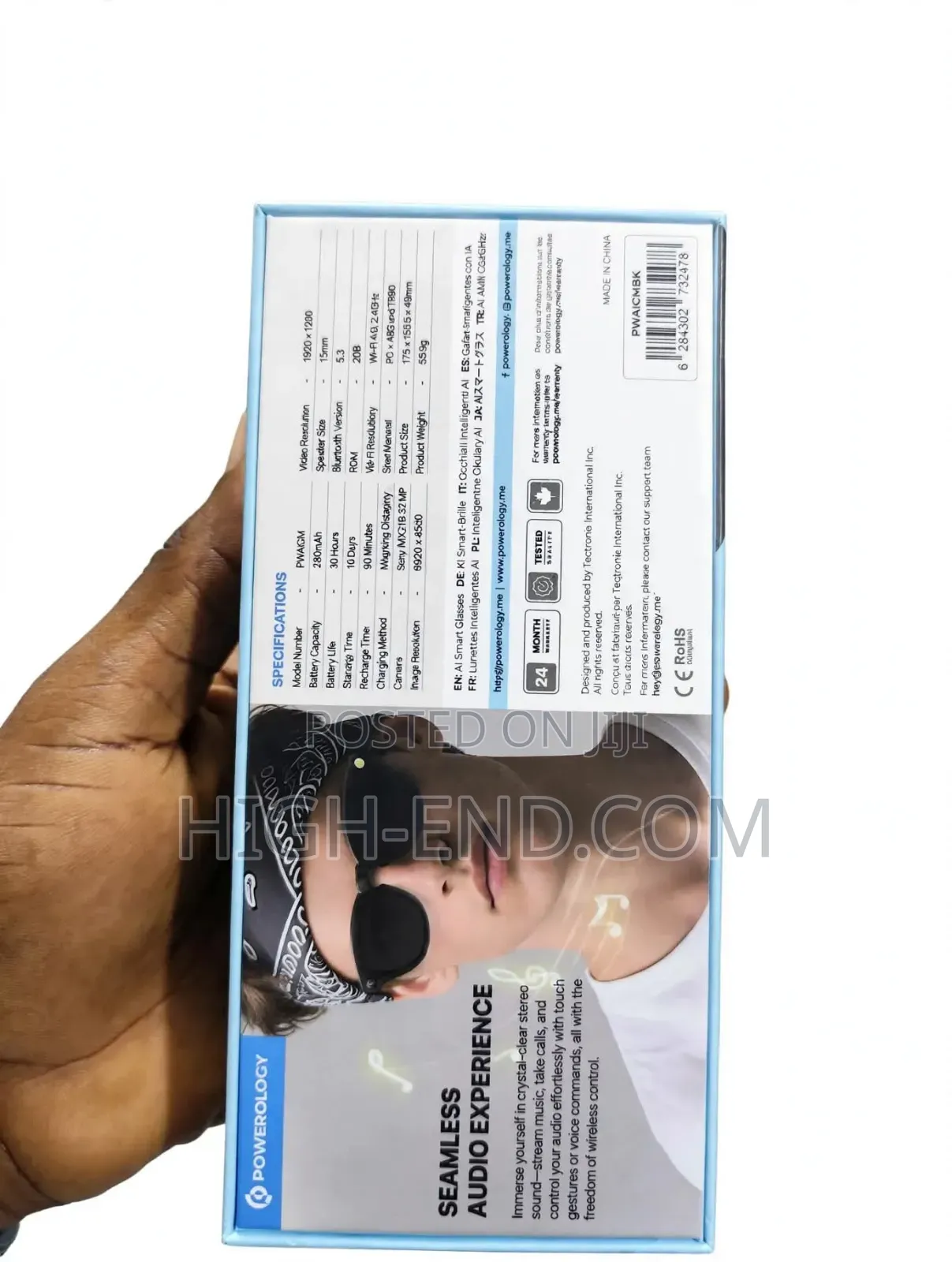 Powerology Lovanni Ai Smart Glasses With Video Camera