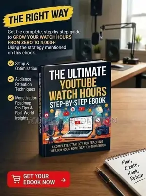 Get YouTube Watch Hours: Step-by-Step Ebook