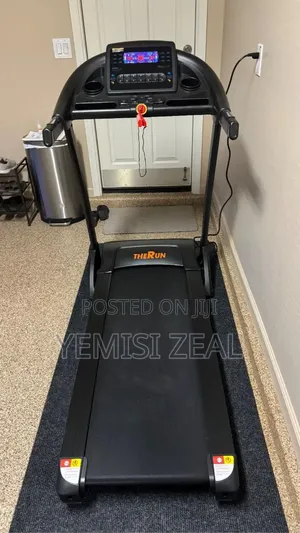 2HP Treadmill With 120KG User Weight and Dumbbell, Twister, Massager