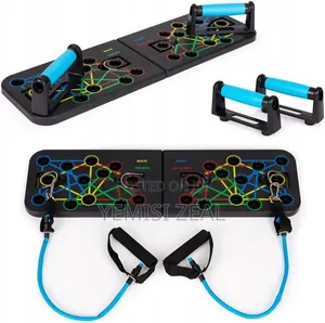 Push Up Rack Board With Resistance Pull Up Rope