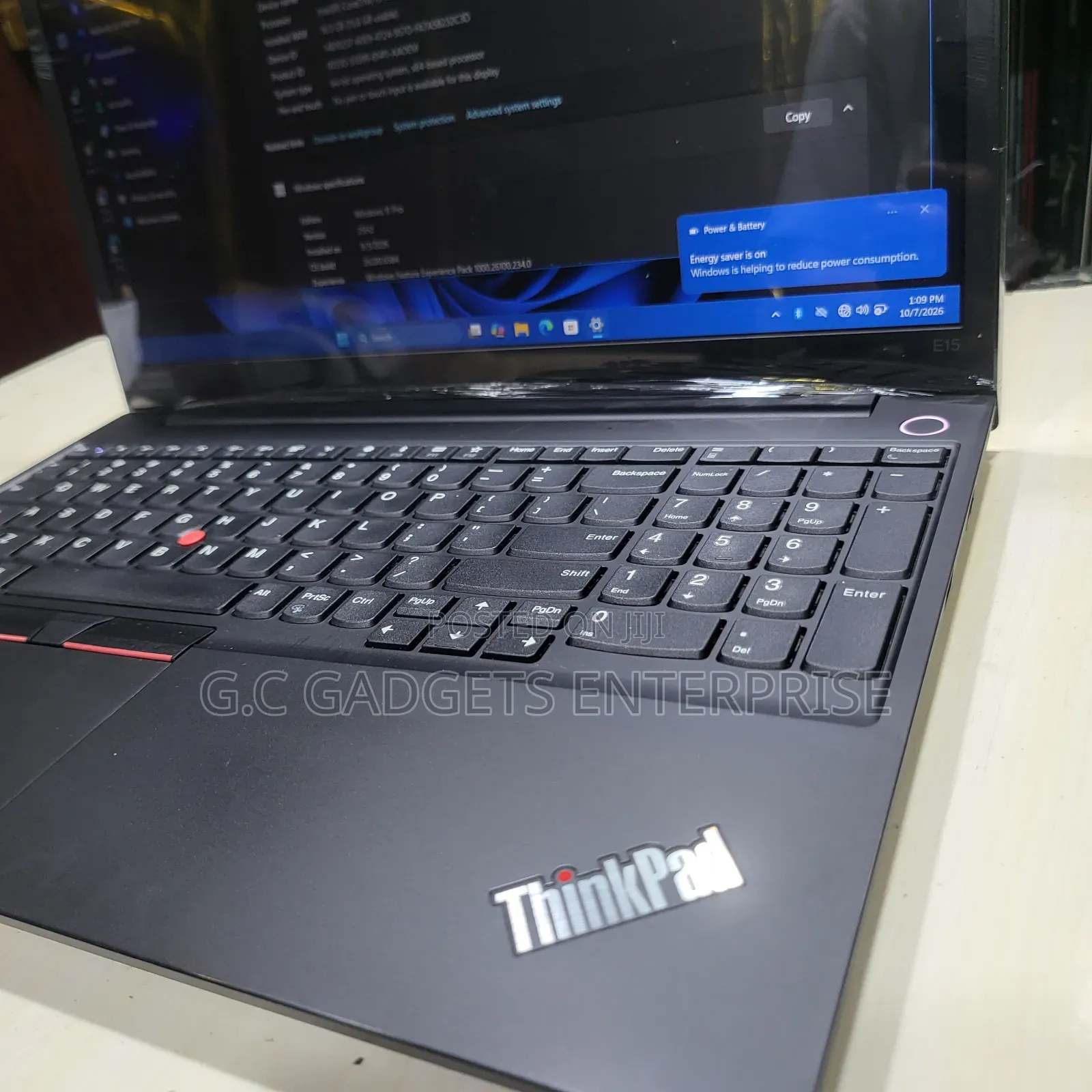Laptop Lenovo ThinkPad E15 8GB Intel Core i5 SSD 256GB