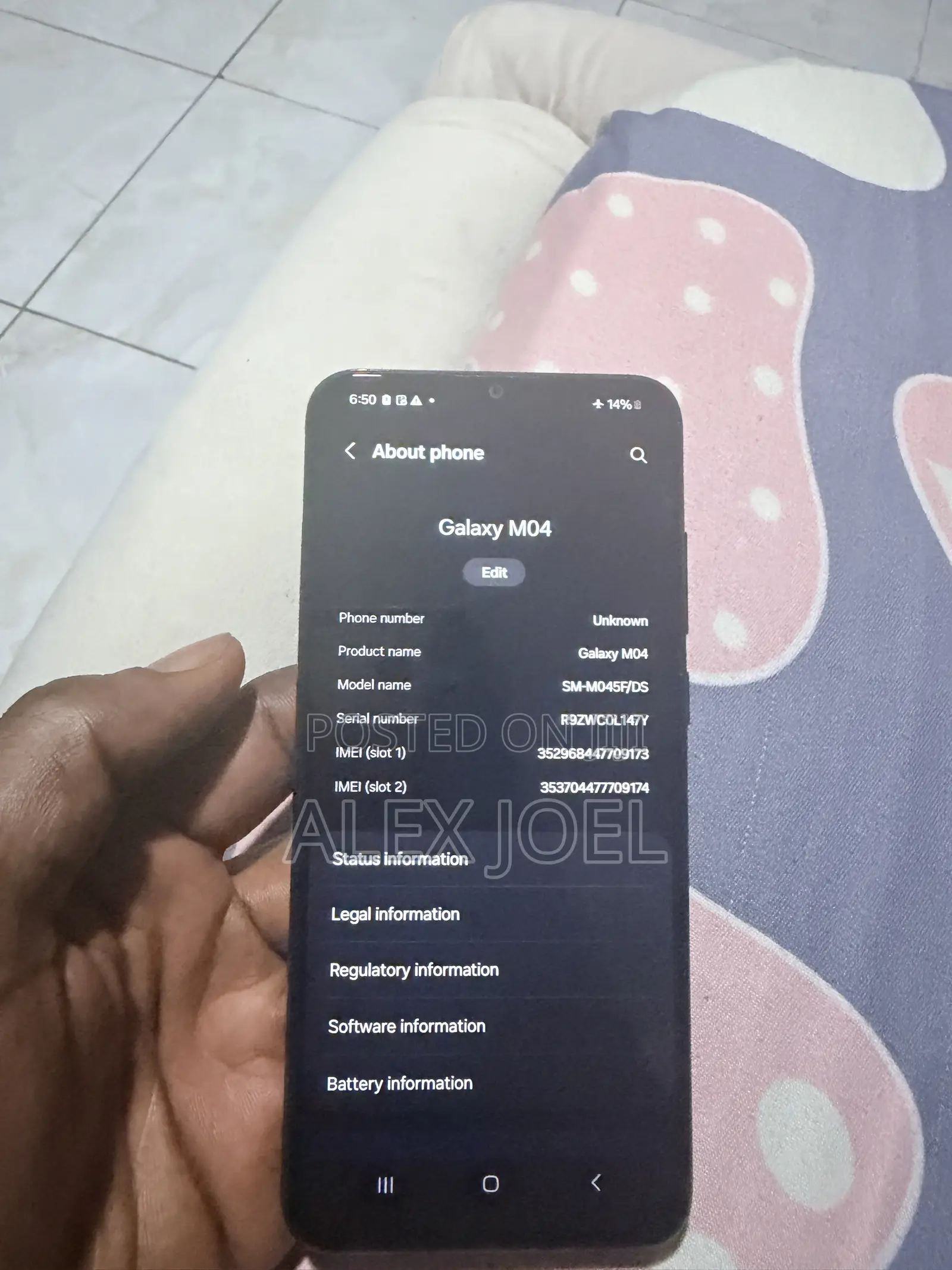Samsung Galaxy M04 64 GB Blue