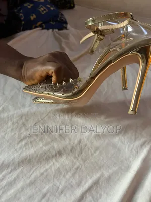 Gold Heels Shoe