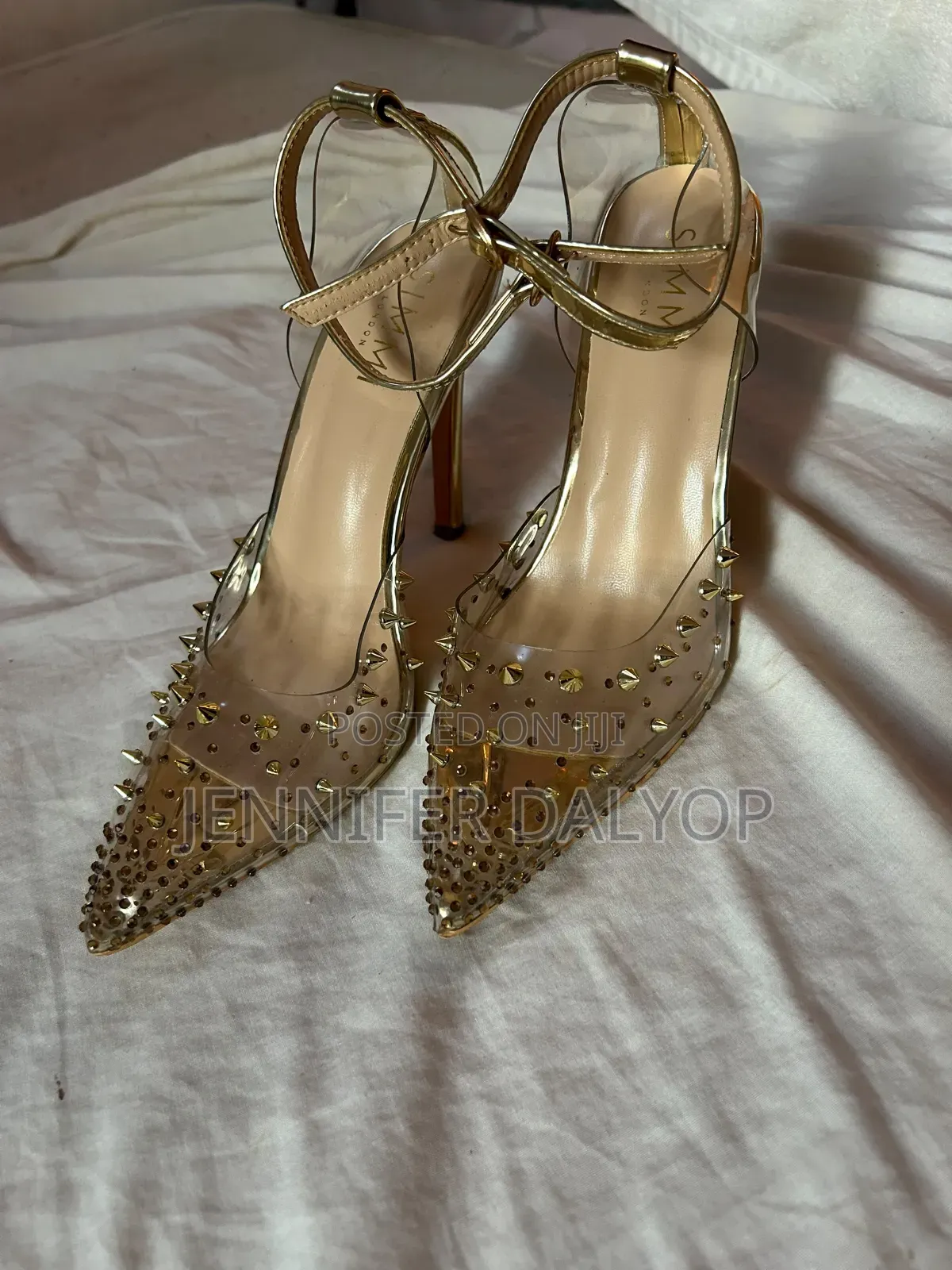 Gold Heels Shoe