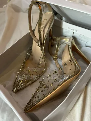 Gold Heels Shoe