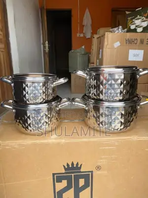 8Pcs Stainless Cookware/ Pot