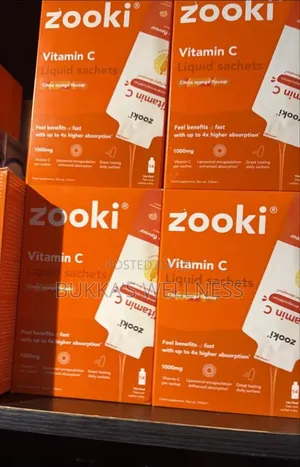 Zooki Liposomal Vitamin C 1000mg Liquid Sachets – Citrus (14 Sachets)