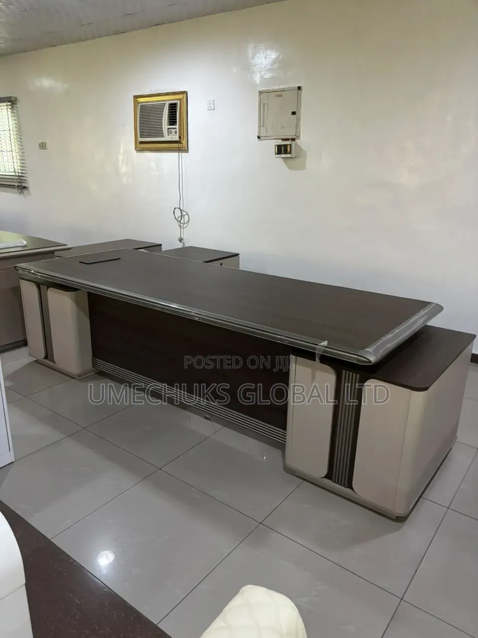 Executive 2.4m Office Table With Led