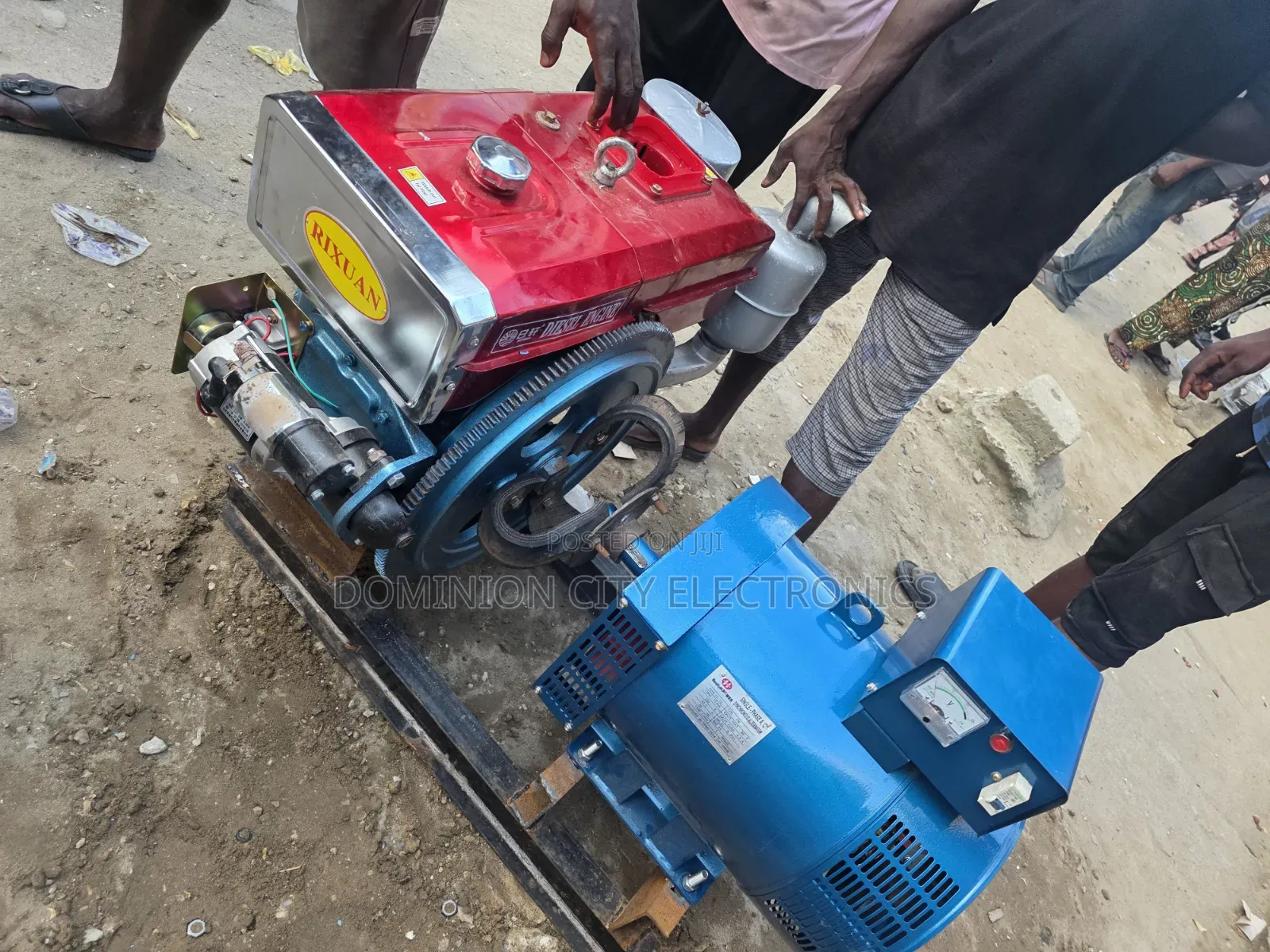 15KVA Copper RIXUAN Diesel Generator With 1115 Engine 1years Wty