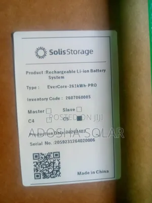Solis 261kwh Battery