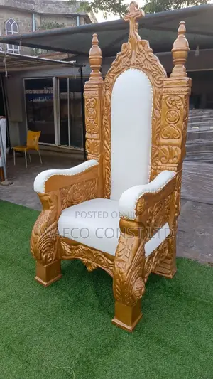 Luxury Royal Gold Throne Chair